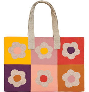 FLORAL JUMBO TOTE BAG BY CASTLE