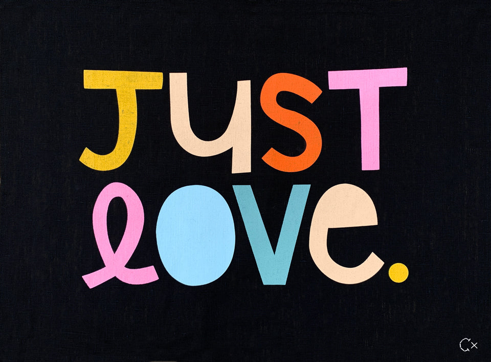 JUST LOVE ART TEATOWEL BY CASTLE
