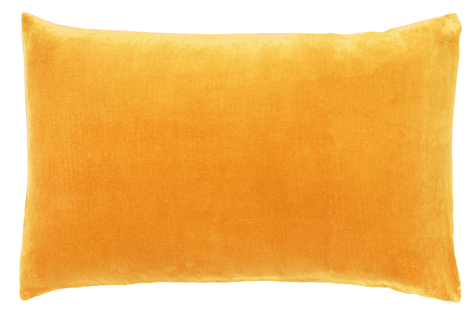 YELLOW VELVET PILLOWCASE