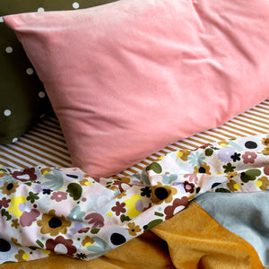 BABY PINK VELVET PILLOWCASE