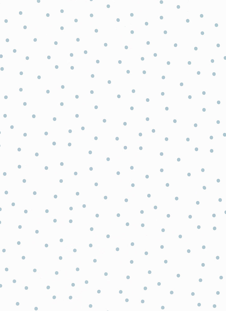 RANDOM BLUE SPOT COT FITTED SHEET BY CASTLE