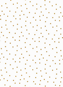 BUTTERSCOTCH SPOT FITTED SHEET BY CASTLE