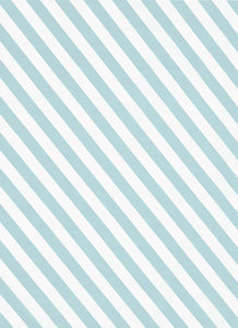 CLOUD STRIPE COT FITTED SHEET BY CASTLE