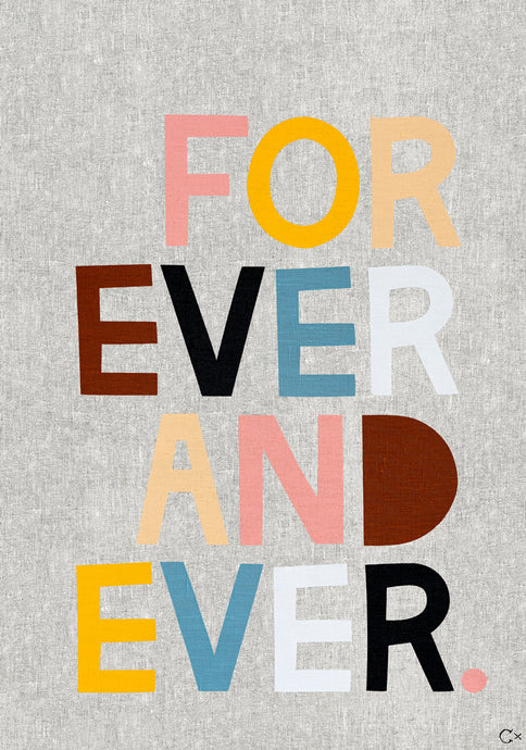 FOREVER SPECIAL EDITION ART TEATOWEL BY CASTLE