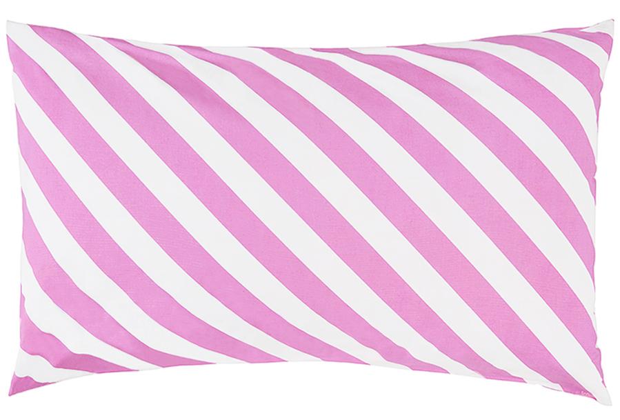 LILAC STRIPE PILLOWCASE