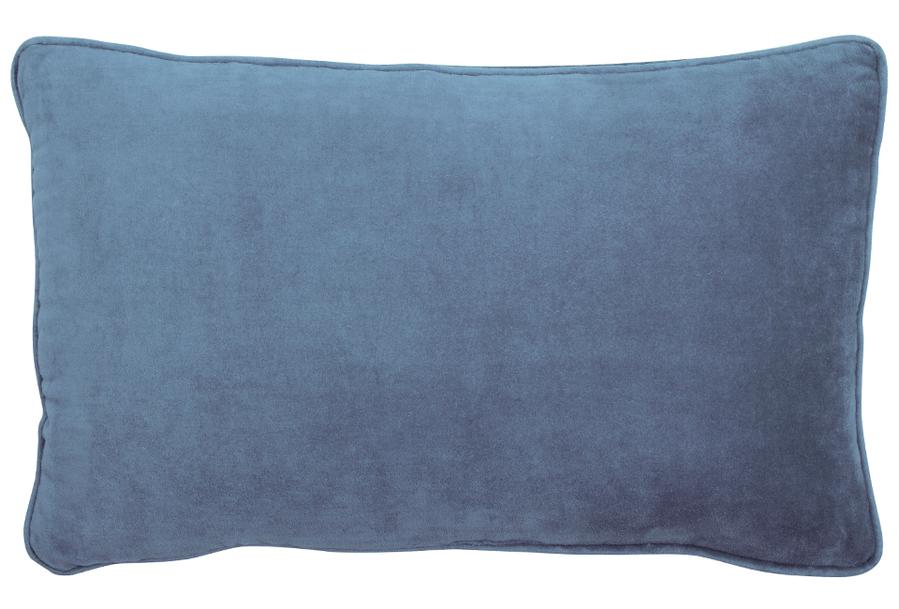 DUSTY BLUE LUMBAR CUSHION BY CASTLE