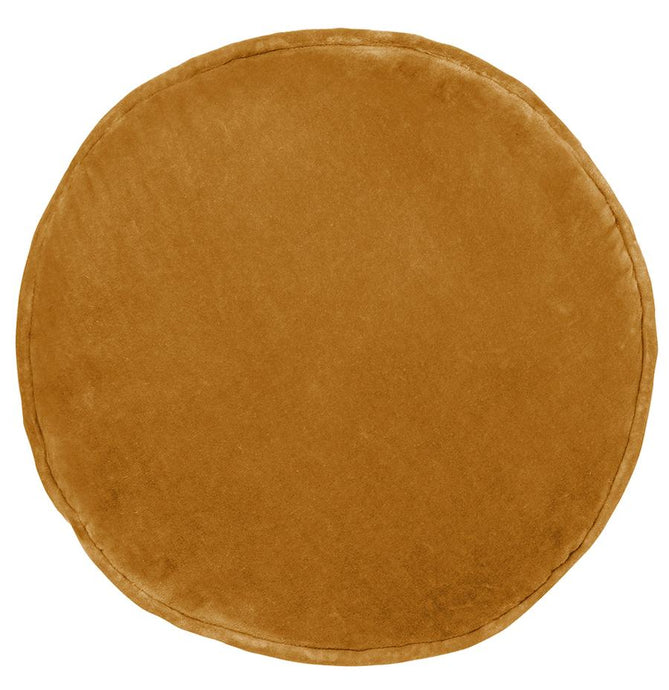 BUTTERSCOTCH PENNY ROUND CUSHION BY CASTLE