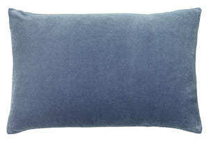 DUSTY BLUE VELVET PILLOWCASE BY CASTLE