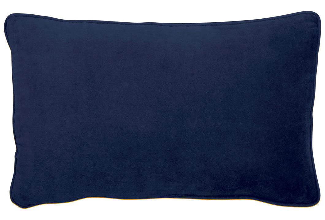 FRENCH NAVY LUMBAR CUSHION BY CASTLE
