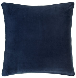 FRENCH NAVY VELVET CUSHION BY CASTLE