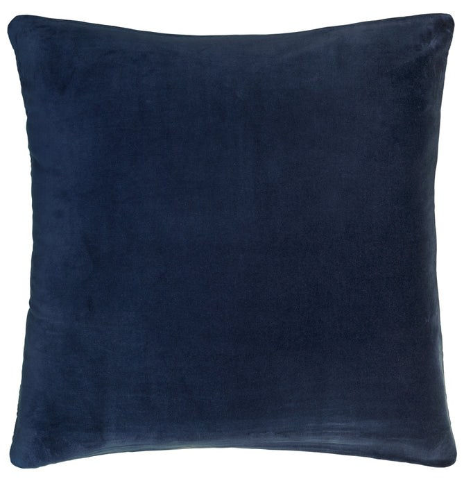 FRENCH NAVY VELVET CUSHION BY CASTLE