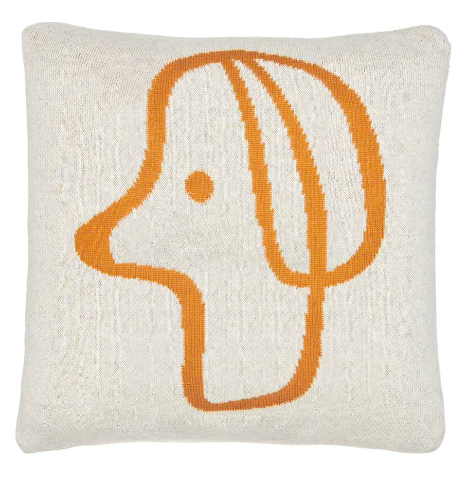 DOGGIE MINI KNIT CUSHION BY CASTLE