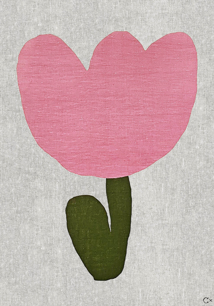 BABY FLOWER ART TEATOWEL BY CASTLE