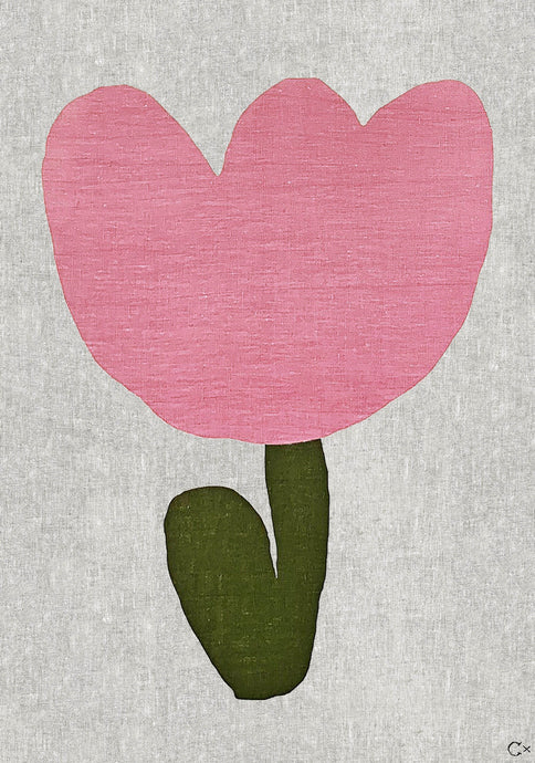 BABY FLOWER ART TEATOWEL BY CASTLE