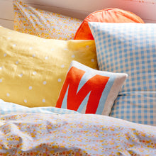 LETTER M MINI KNIT CUSHION